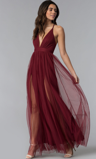 Deep-V Dresses