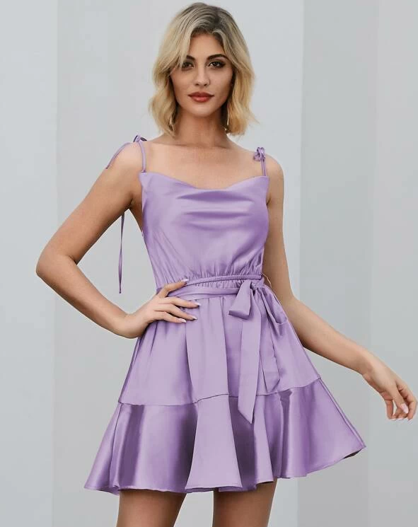 purple dress