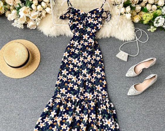 Floral Dress Outfit Ideas